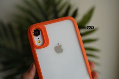 Rugged Border Clear Case For iPhone X/Xs