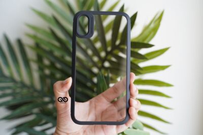 Rugged Border Clear Case For iPhone X/Xs