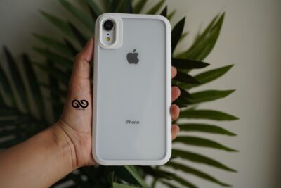Rugged Border Clear Case For iPhone X/Xs