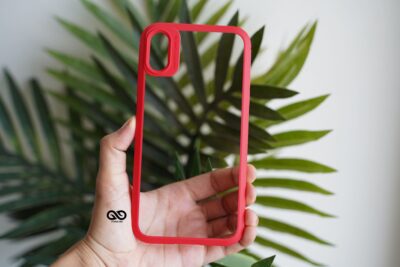 Rugged Border Clear Case For iPhone X/Xs
