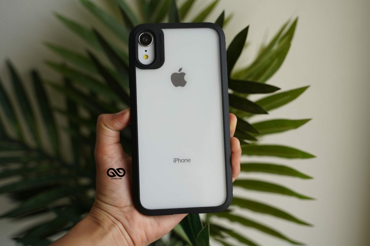 Rugged Border Clear Case For iPhone X/Xs