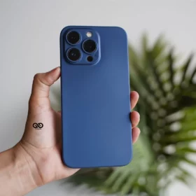 Azure Blue Ultra Thin Slim Case for iPhone 14 Pro Max