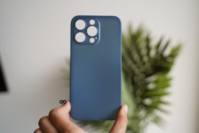 Azure Blue Ultra Thin Slim Case for iPhone 14 Pro Max