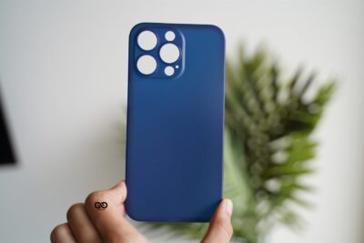 Azure Blue Ultra Thin Slim Case for iPhone 14 Pro Max