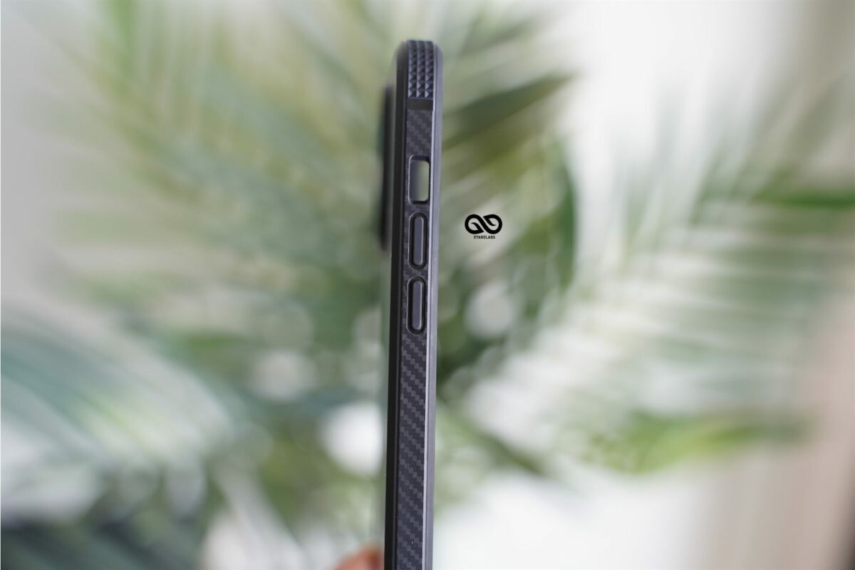 Carbon Rugged Border Case For iPhone 13 Pro Max