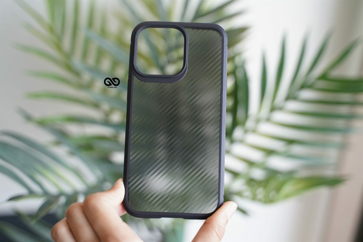 Carbon Rugged Border Case For iPhone 13 Pro Max