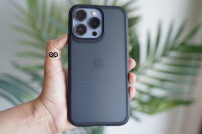 Carbon Rugged Border Case For iPhone 13 Pro Max