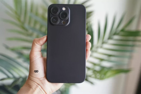 Dark Black Ultra Thin Case for iPhone 13 Pro