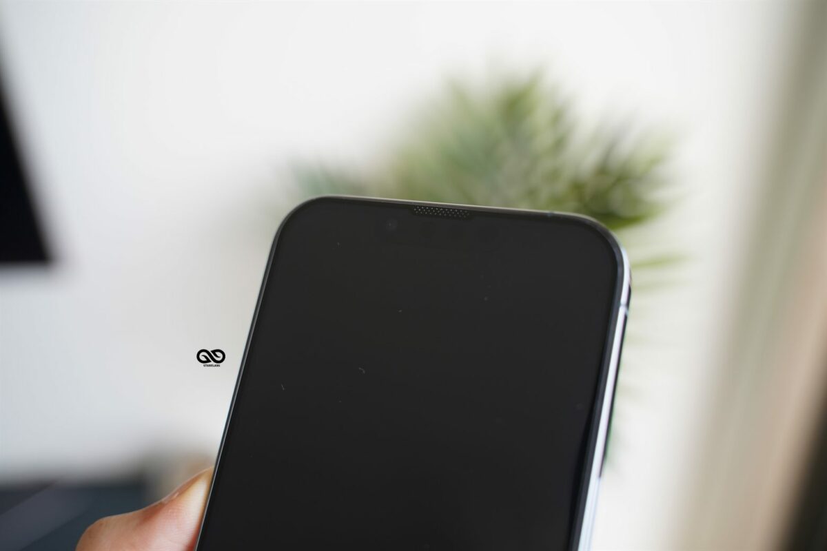Dust grill Tempered glass for iPhone 14 Plus