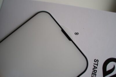 Dust grill Tempered glass for iPhone 14