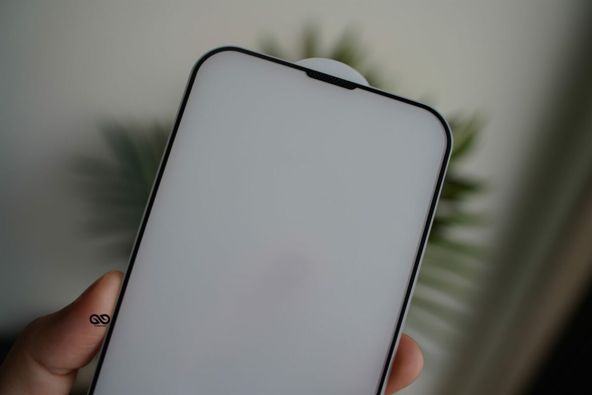 Dust grill Tempered glass for iPhone 14 Pro