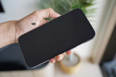 Dust grill Tempered glass for iPhone 14