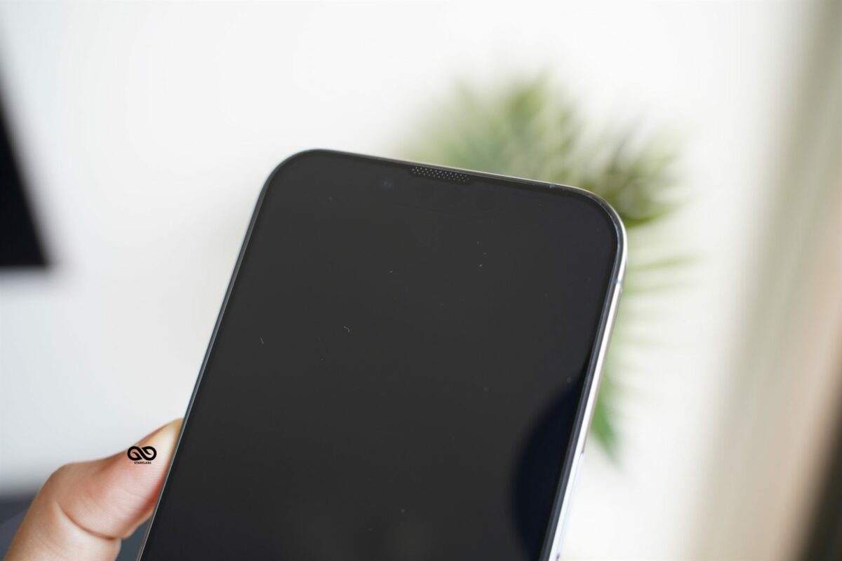 Dust grill Tempered glass for iPhone 14 Pro