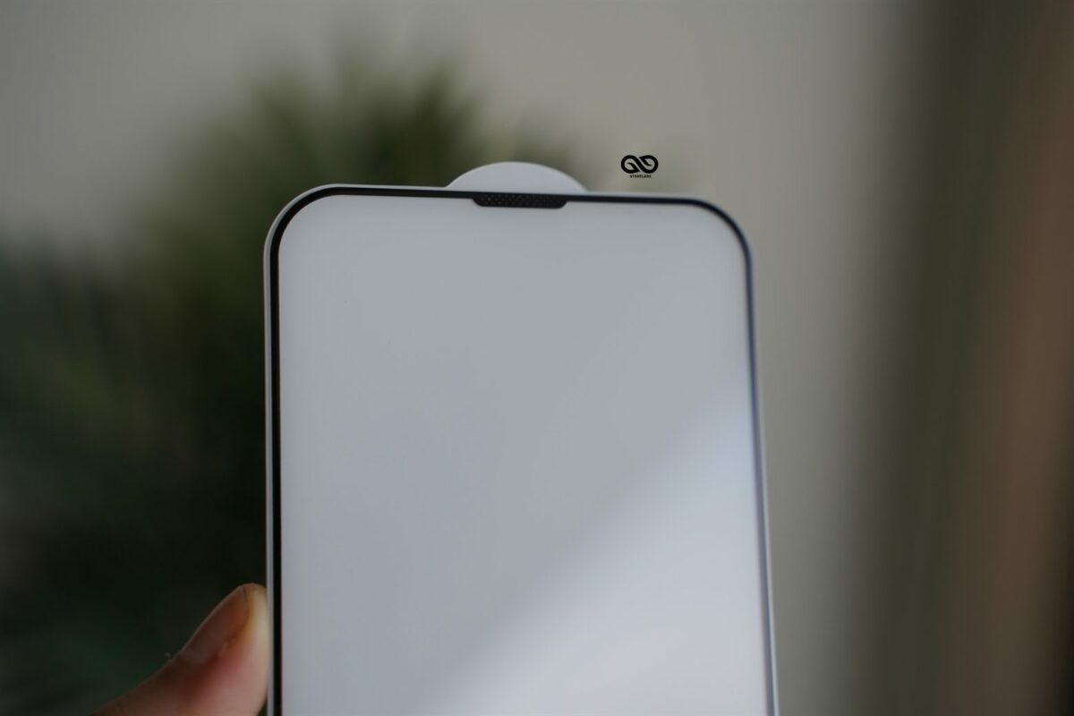 Dust grill Tempered glass for iPhone 14