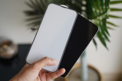 Dust grill Tempered glass for iPhone 14