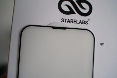 Dust grill Tempered glass for iPhone 14