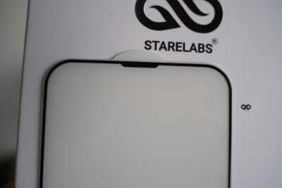 Dust grill Tempered glass for iPhone 14