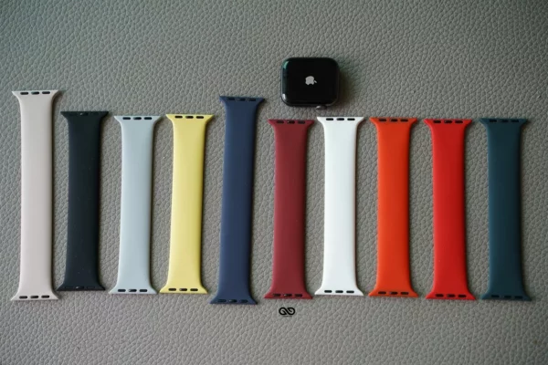 Silicone Solo Loop for Apple Watch 44MM 45MM 46MM Series 4 5 6 7 8 9 10 SE SE 2 Gen
