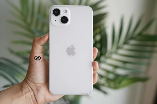 Frosted White Ultra Thin Case for iPhone 13 (Phone Not Included)