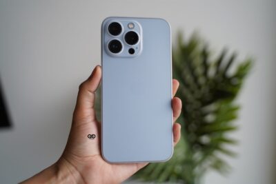 Frosted White Ultra Thin Slim Case for iPhone 13 Pro Max