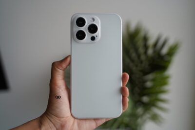 Frosted White Ultra Thin Slim Case for iPhone 13 Pro Max