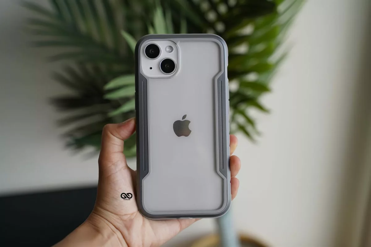 Grey Tactical Defense Case For iPhone 13