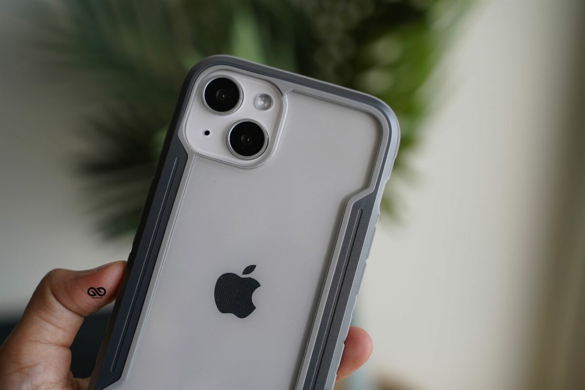 Grey Tactical Defense Case For iPhone 14