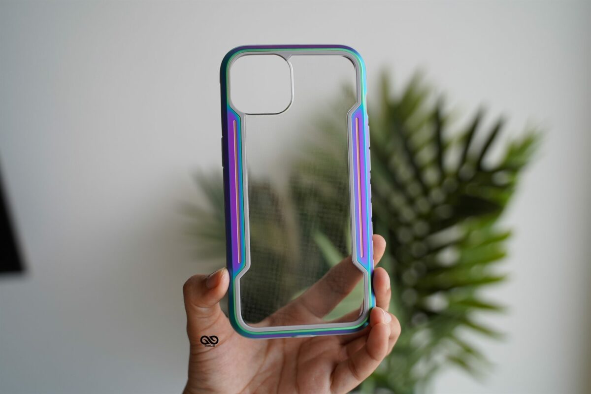 Iridescent Tactical Defense Case For iPhone 14