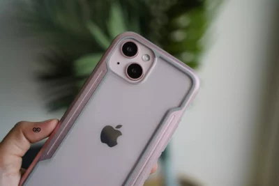 Lemonade Pink Tactical Defense Case For iPhone 13 Mini