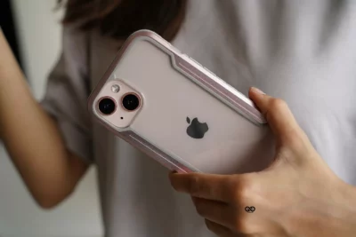 Lemonade Pink Tactical Defense Case For iPhone 13 Mini