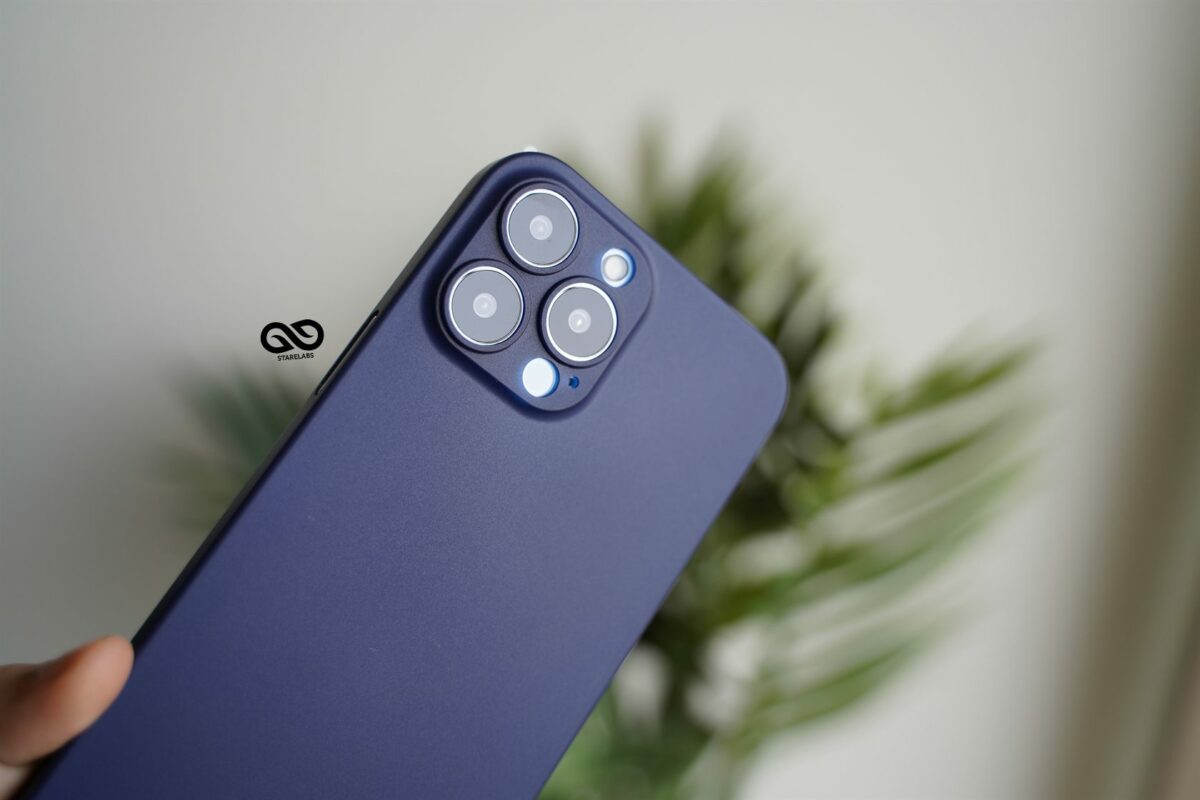 Sapphire Blue Ultra Thin Slim Case for iPhone 13 Pro Max