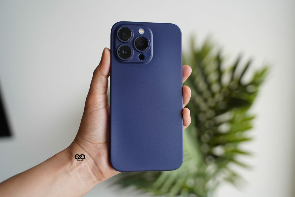 Sapphire Blue Ultra Thin Slim Case for iPhone 13 Pro Max