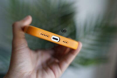 Vegan Leather Case for iPhone 13 Pro (Metal Buttons)