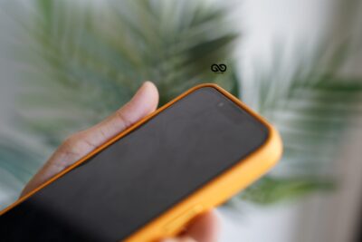 Vegan Leather Case for iPhone 13 Pro (Metal Buttons)