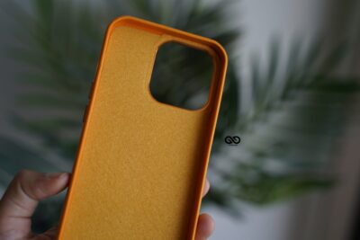 Vegan Leather Case for iPhone 13 Pro (Metal Buttons)