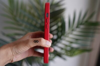 Vegan Leather Case for iPhone 13 Pro (Metal Buttons)