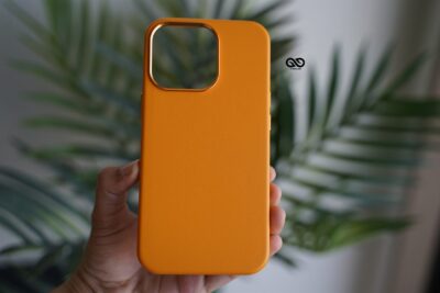 Vegan Leather Case for iPhone 13 Pro (Metal Buttons)