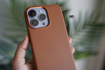 Vegan Leather Case for iPhone 13 Pro (Metal Buttons)