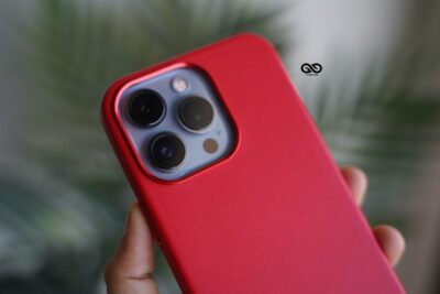 Vegan Leather Case for iPhone 13 Pro (Metal Buttons)