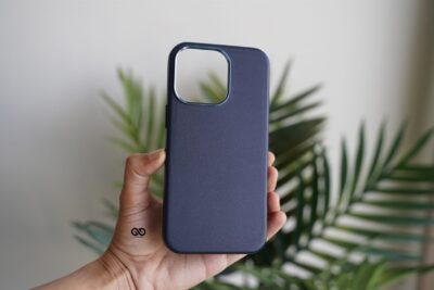 Vegan Leather Case for iPhone 13 Pro (Metal Buttons)