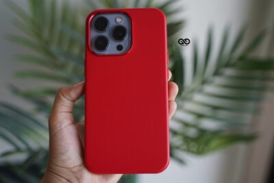 Vegan Leather Case for iPhone 13 Pro (Metal Buttons)