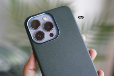 Vegan Leather Case for iPhone 13 Pro (Metal Buttons)