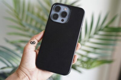 Vegan Leather Case for iPhone 13 Pro (Metal Buttons)
