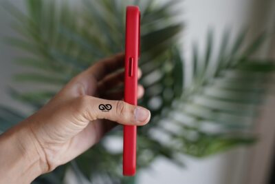 Vegan Leather Case for iPhone 13 Pro (Metal Buttons)