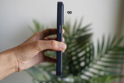 Vegan Leather Case for iPhone 13 Pro (Metal Buttons)