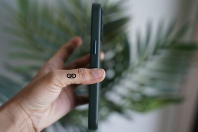 Vegan Leather Case for iPhone 13 Pro (Metal Buttons)