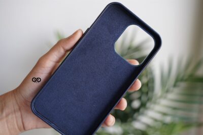 Vegan Leather Case for iPhone 13 Pro (Metal Buttons)