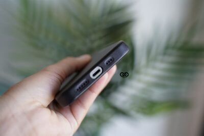 Vegan Leather Case for iPhone 13 Pro (Metal Buttons)