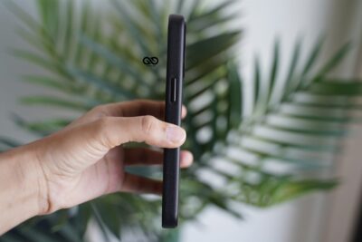 Vegan Leather Case for iPhone 13 Pro (Metal Buttons)