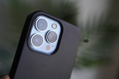 Vegan Leather Case for iPhone 13 Pro (Metal Buttons)